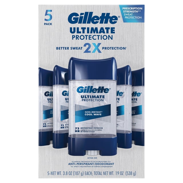 Gillette Ultimate Protection Clear Gel Antiperspirant 5/3.8oz