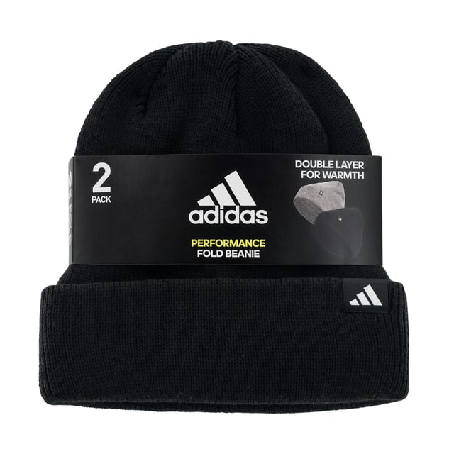 Adidas Unisex Fold Beanie 2-Pack