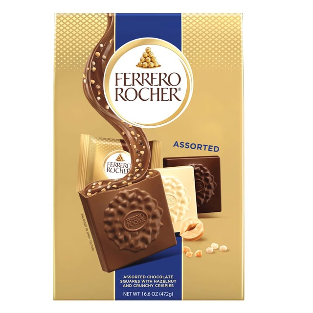 Ferrero Rocher Assorted Squares 16.6 Ounce Bag