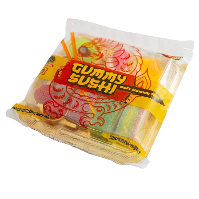 Raindrops Gummy Sushi Soft Gummy Mix, 8 CT / 3 oz