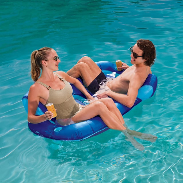 SwimWays Premium Spring Float Duo 2-Person Pool Float