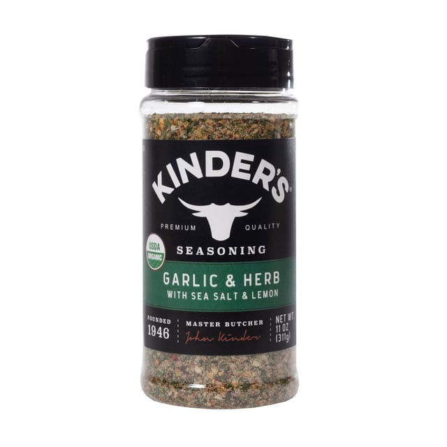 Kinder's Organic Garlic & Herb Seasoning with Sea Salt & Lemon 11 oz
