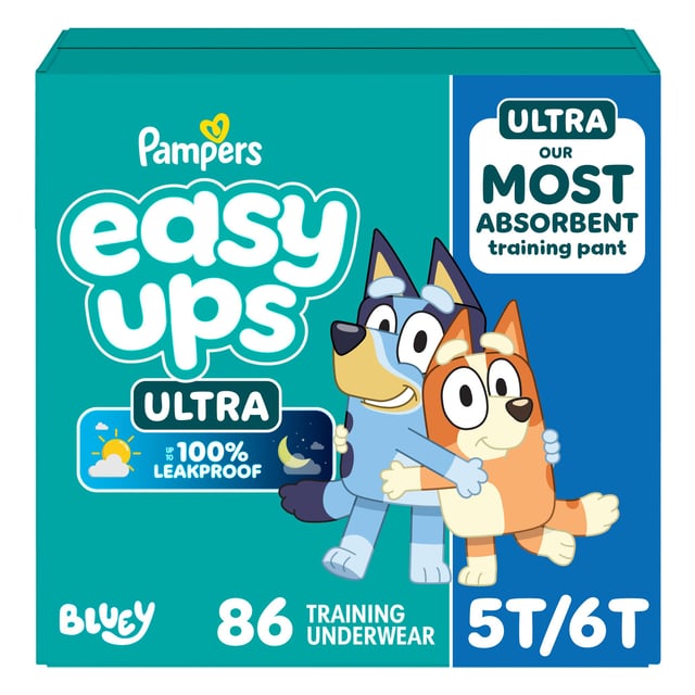 Pampers Easy Ups Ultra Training Pants, 5T-6T, 86 CT