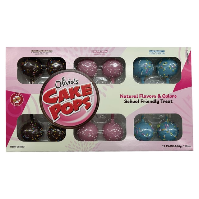 Olivia's Cake Pop Variety 12-Count Box