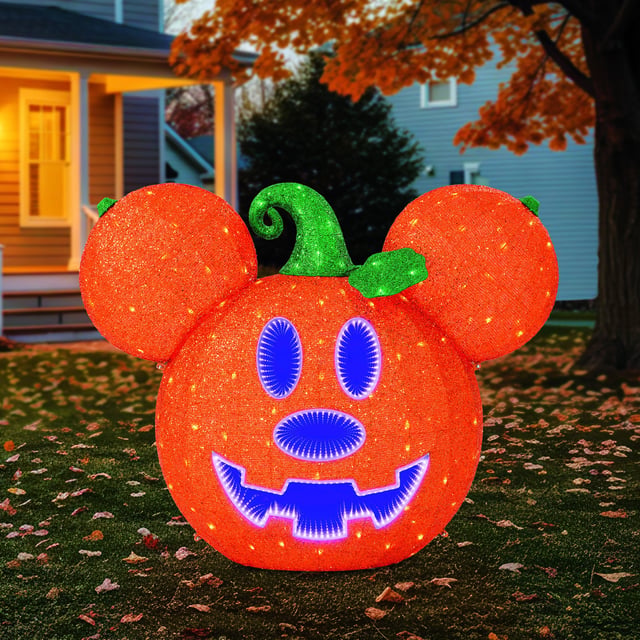 3.6' Mickey Mouse Pumpkin with Infinity Mirrors