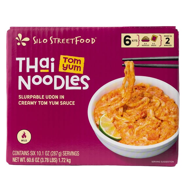 Silo StreetFood Thai Tom Yum Noodles, 6 x 10.1 oz