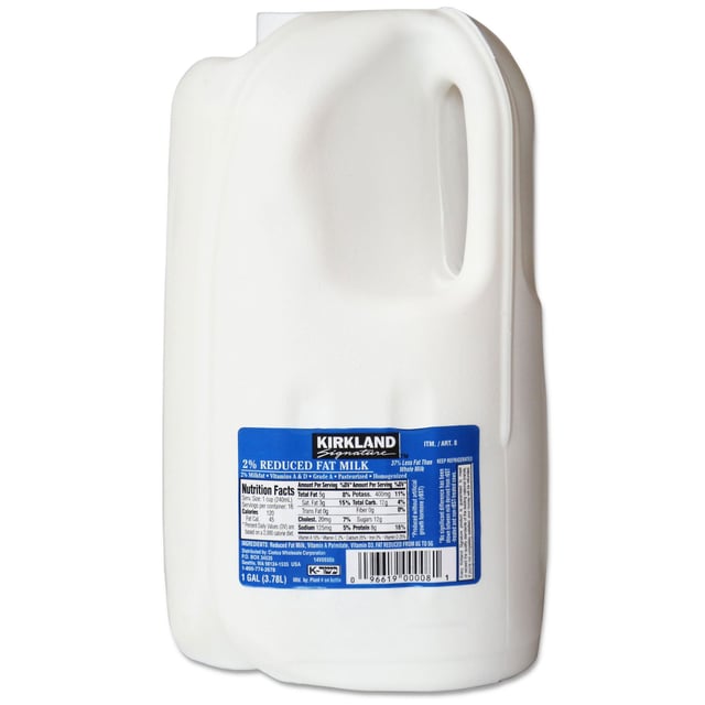 Kirkland Signature 2% Lowfat Milk, 1 Gallon