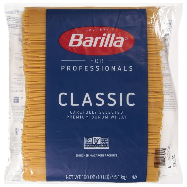 Barilla for Professionals Spaghetti Pasta, Classic, 2/10 lb