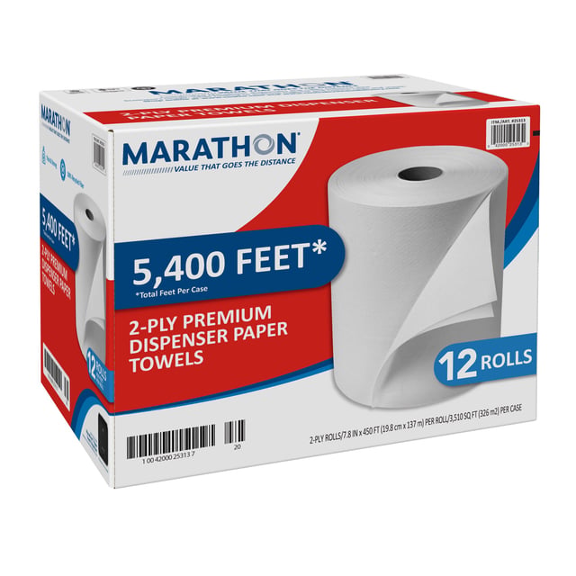 Marathon Dispenser Paper Towels 12CT (Warehouse Supply Purchase)