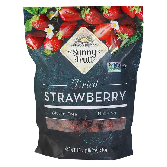 Sunny Fruit Dried Strawberry 18 Ounce Pouch