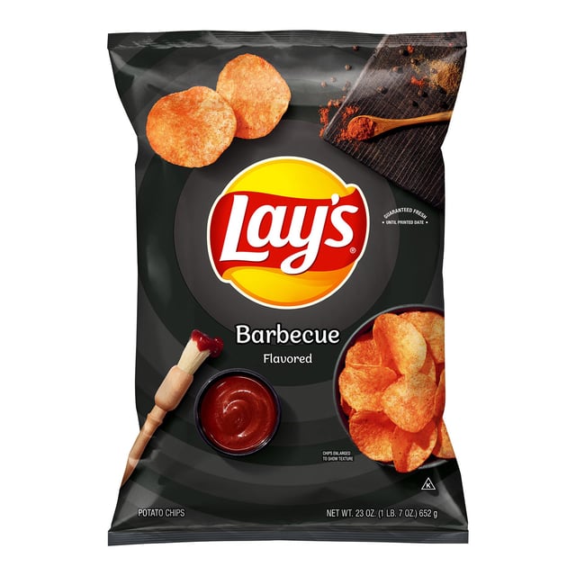 Lay's BBQ Flavored Potato Chips, 23 oz