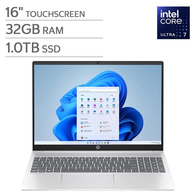 HP 16-AF1173CL 16" OmniBook 5 Intel Core Ultra 7/32GB/1TB SSD