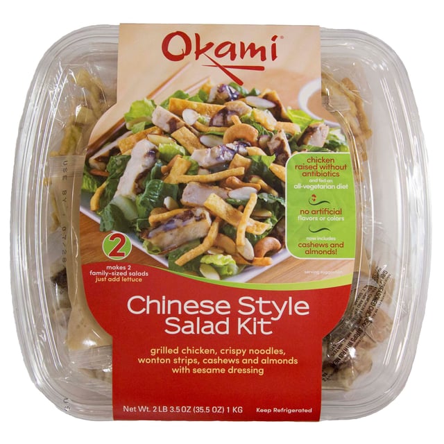 Okami Chinese Style Chicken Salad Kit, 35.5 Ounces