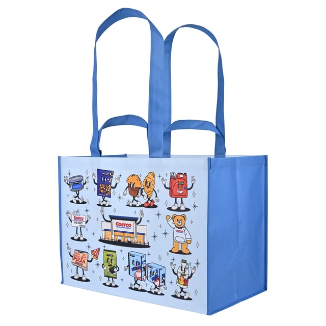 KeepCool Reusable Character Tote Bag, 4-Count