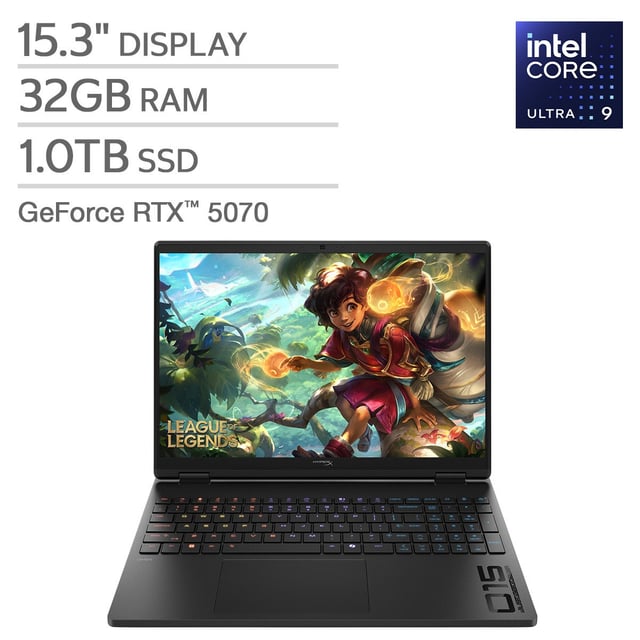 HP HyperX OMEN 15.3" Gaming Laptop - Intel Core Ultra 9, 32GB RAM, 1TB SSD, GeForce RTX 5070