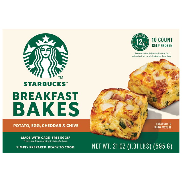 Starbucks Breakfast Potato Egg Cheddar Bakes 10 CT