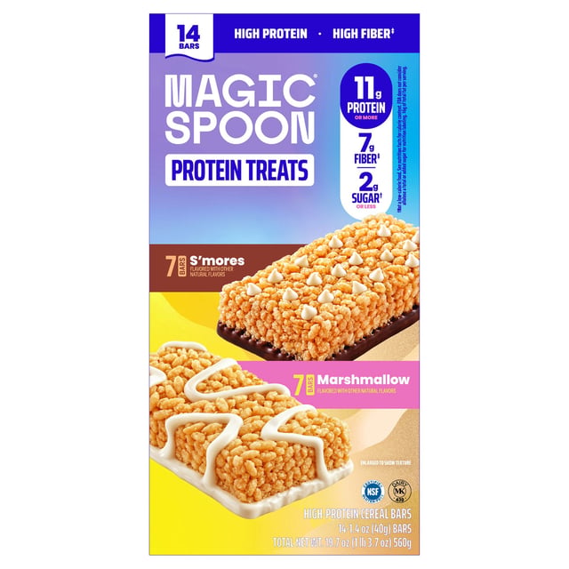 Magic Spoon S'mores & Marshmallow Protein Treats, 14 ct