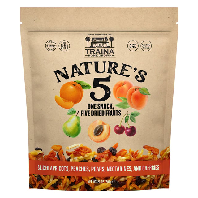 Traina Nature's 5 Fruit Blend, 20 oz
