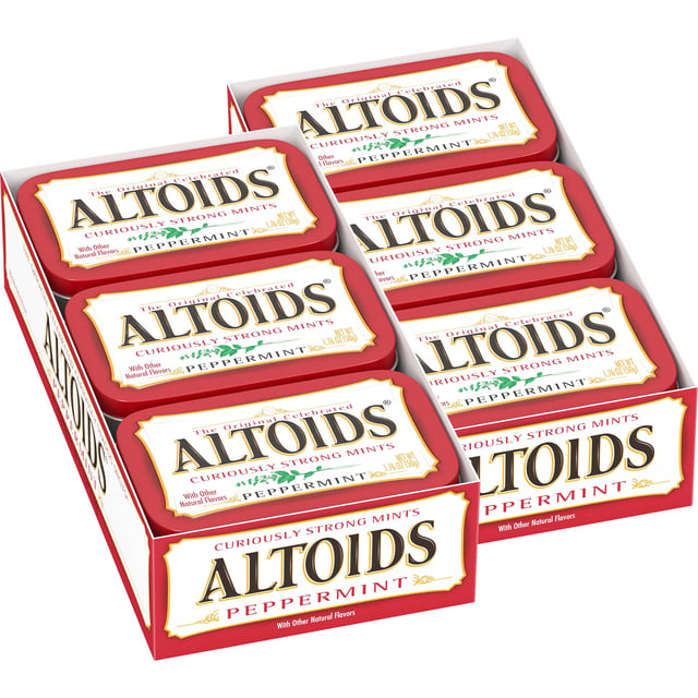 Altoids Peppermint Mints, 12-Count Tins (1.32 lb)