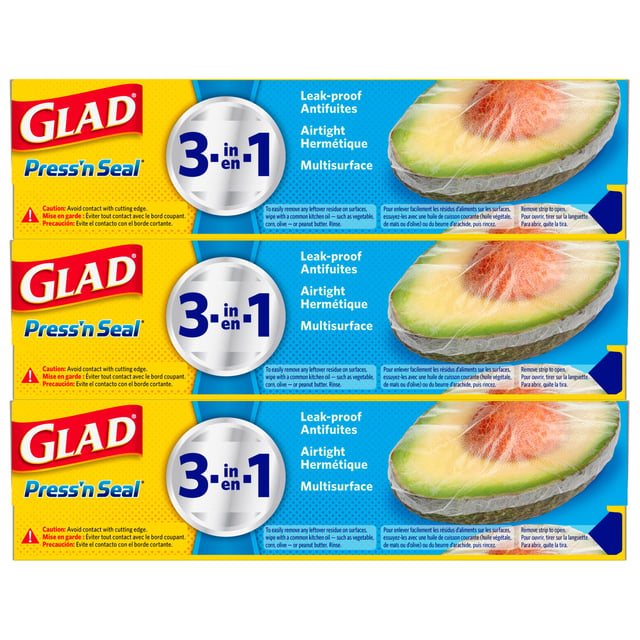 Glad Press'n Seal 3/140 Sq Ft Rolls