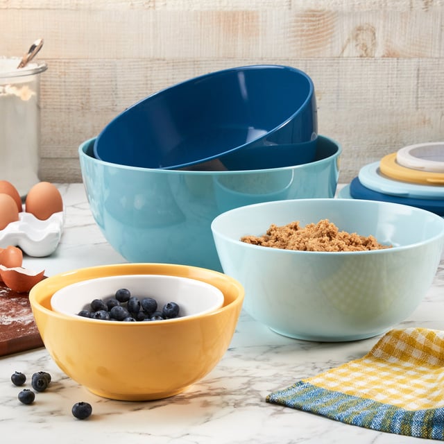 Pandex 5-Piece Melamine Mixing Bowl Set with Lids