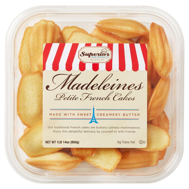 Superior Madeleines French Petite Cakes 30 oz (1.87 lbs)