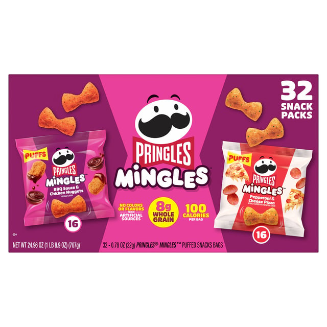 Pringles Mingles Puffs 32-Count Snack Packs