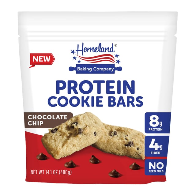 Homeland Protein Cookie Bars 14.1 oz