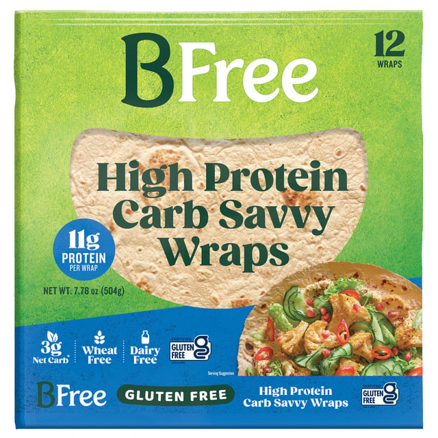 BFree High Protein Gluten Free Wrap 12 CT