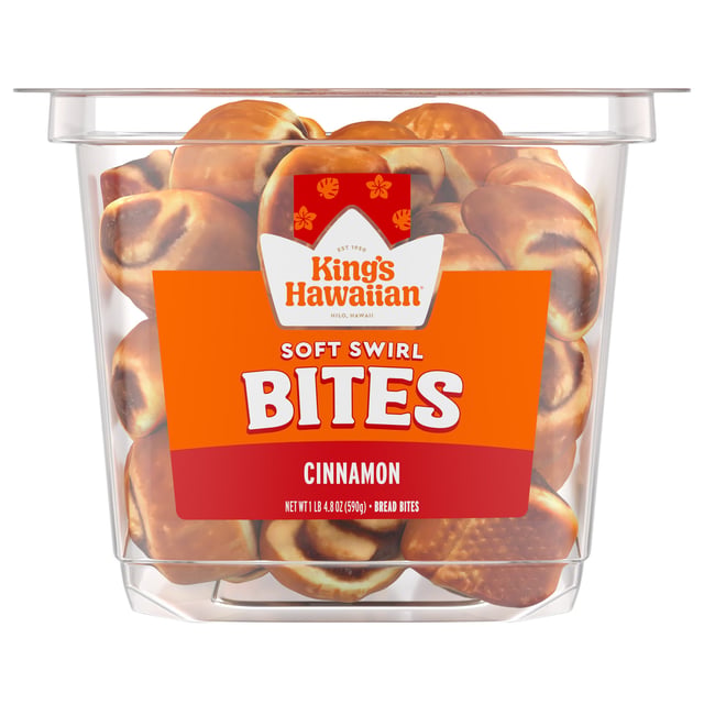 King's Hawaiian Cinnamon Soft Swirl Bites, 20.8 oz