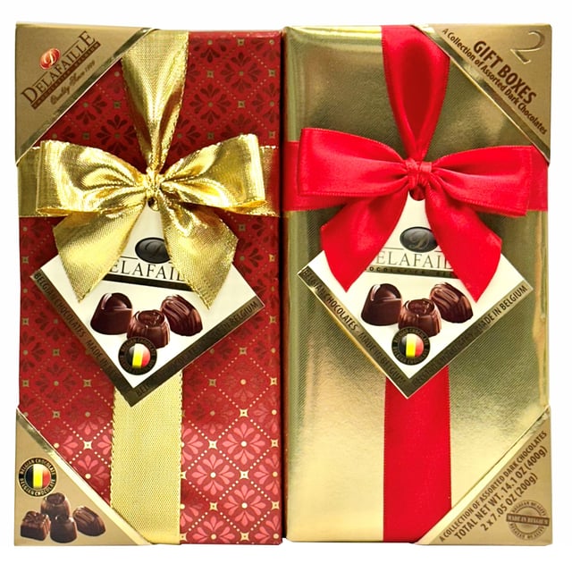 Delafaille Dark Chocolate Gift Box 14.1 oz (0.88 lb)