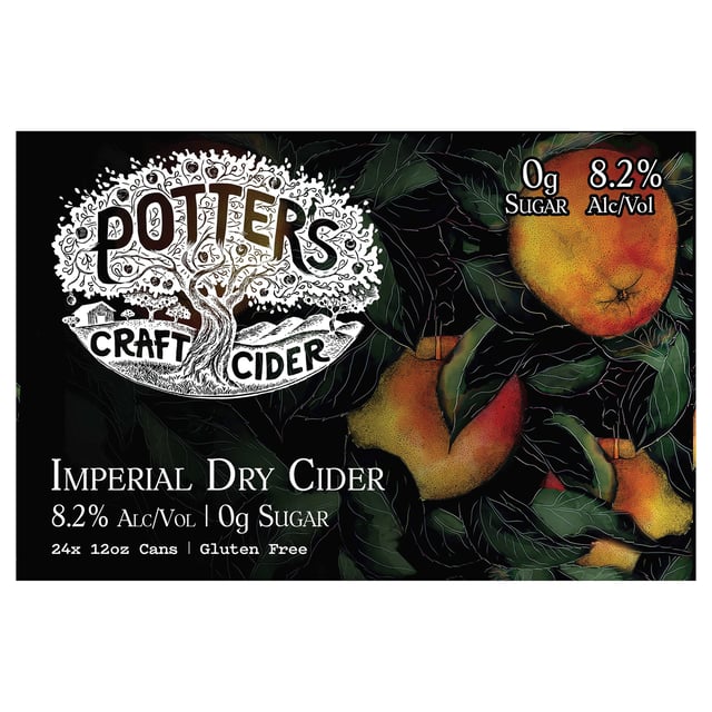Potter's Imperial Dry Cider 24 / 12 oz