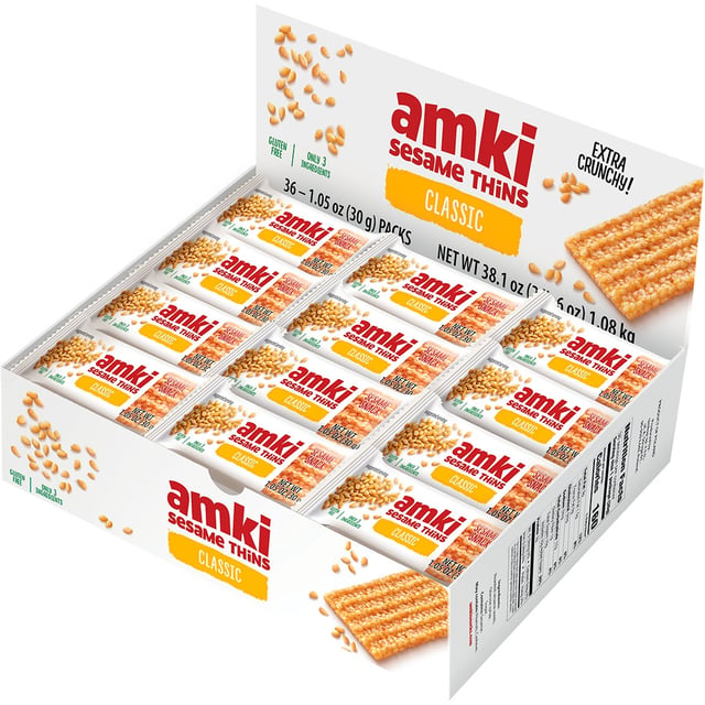 AMKI Sesame Thins, Classic, 1.05 oz, 36 CT