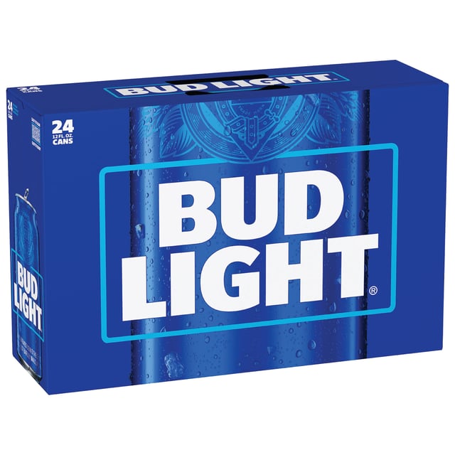 Bud Light American Light Lager Beer 24 Pack 12 fl oz Cans