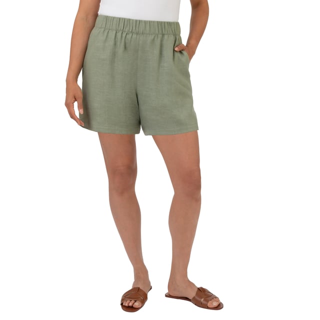 BLANKNYC Women's Linen Blend Short