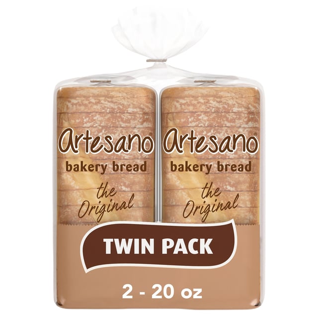 Sara Lee Artesano Style White Bread, 2/20 oz