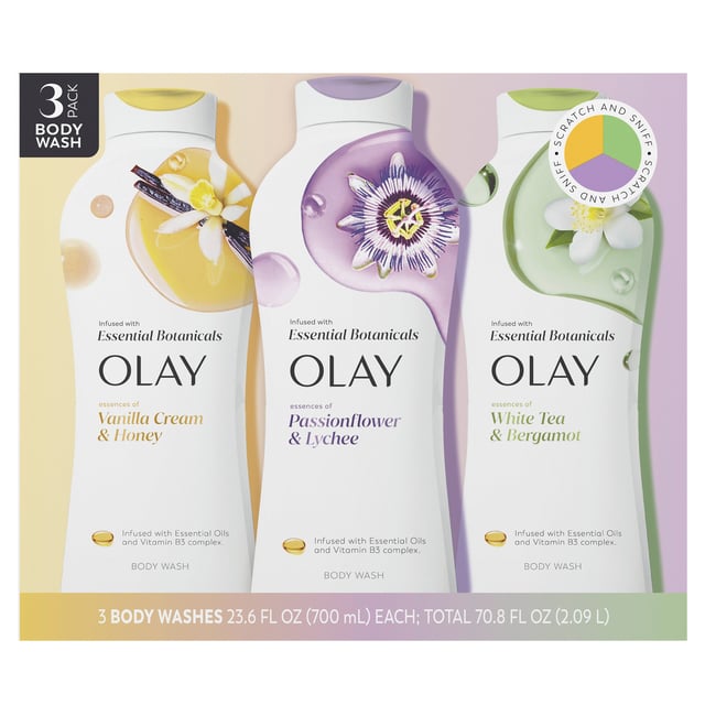 Olay Essential Botanical Body Wash, 3/23.6 FL OZ