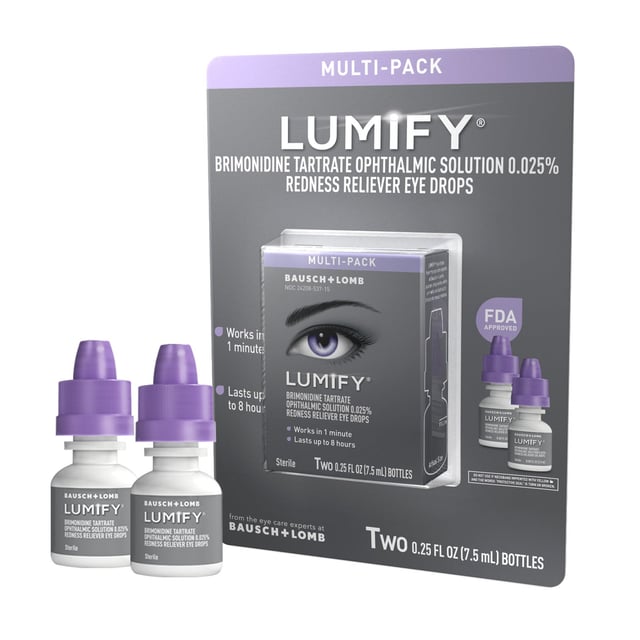 Bausch + Lomb Lumify Redness Reliever 2 x 7.5 mL