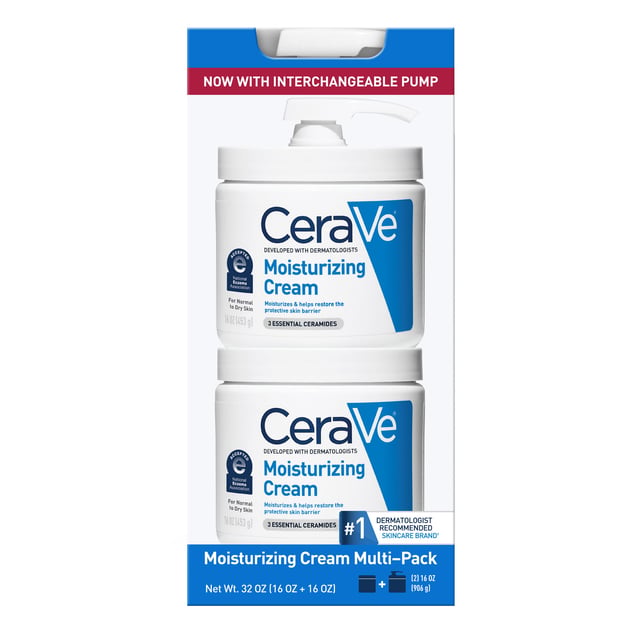 CeraVe Moisturizing Cream 2-Pack, 16 oz