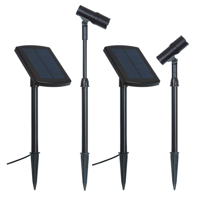 SmartYard Solar Spot Lights 2-Pack