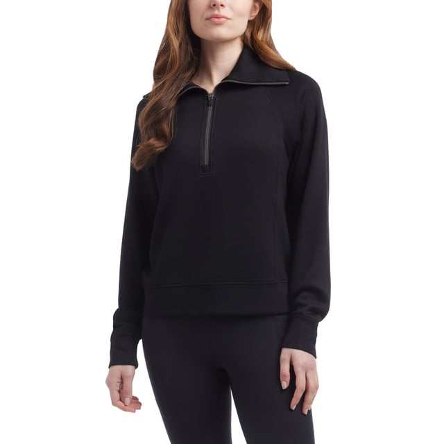 Danskin Women's Luxe Half Zip Top