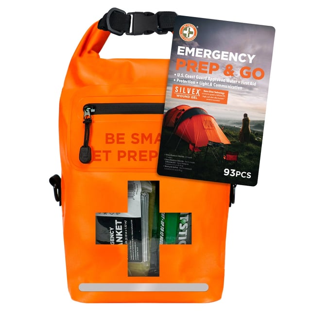 Emergency Survival Kit, 2 Person / 2 Day, 93 Piece