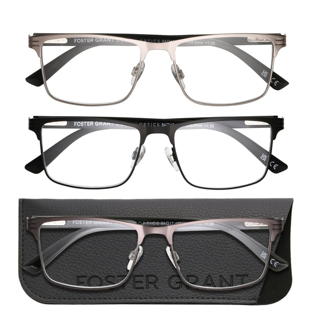 Foster Grant Design Optics 3-Pack Reading Glasses