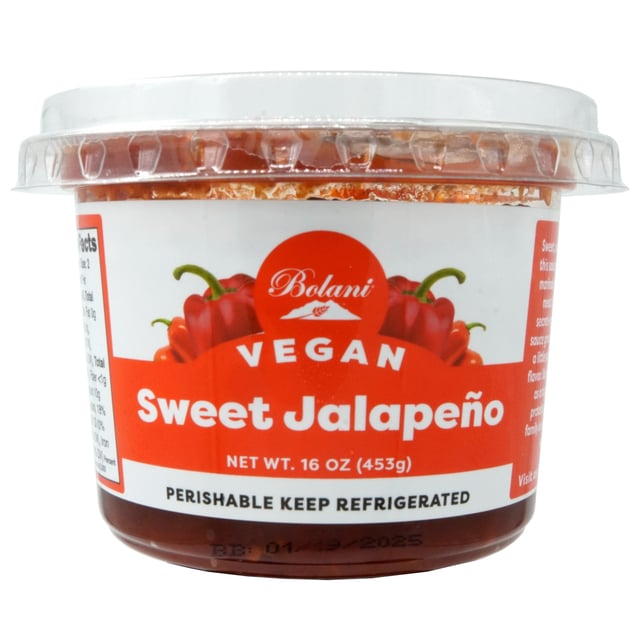 Bolani Sweet Jalapeno Sauce 16 Ounces