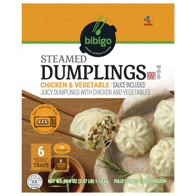 Bibigo Chicken Dumplings 2.47 Pound Box