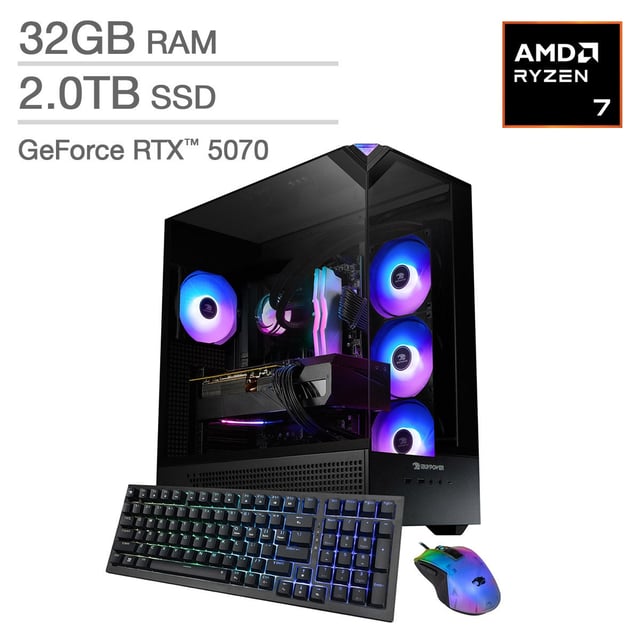 iBUYPOWER Element Gaming Desktop NVIDIA GeForce RTX 5070