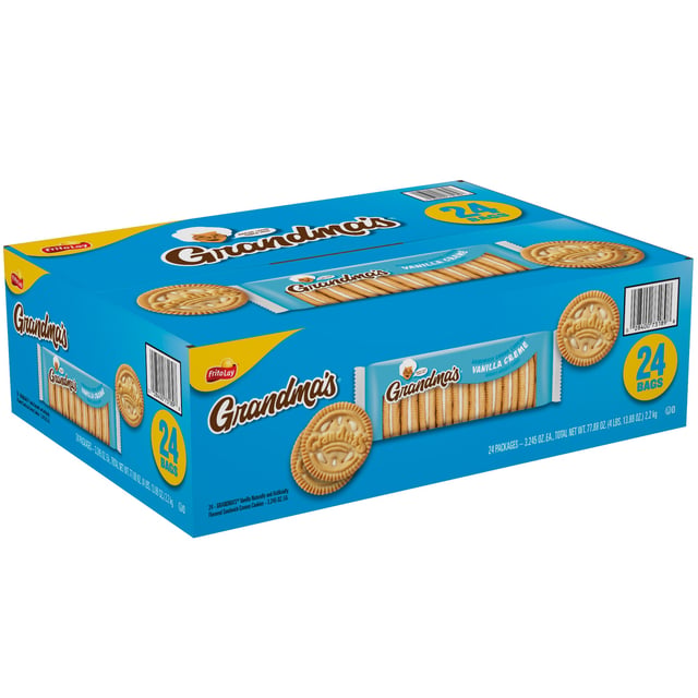 Grandma's Vanilla Sandwich Creme Cookies, 24-Pack (3.245 oz each)