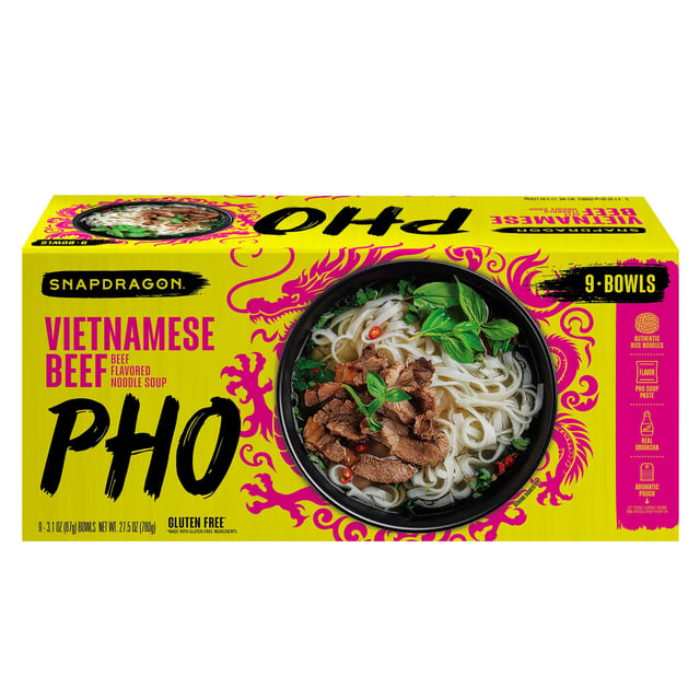 Snapdragon Foods Vietnamese Pho Bowls 9/3.1 oz