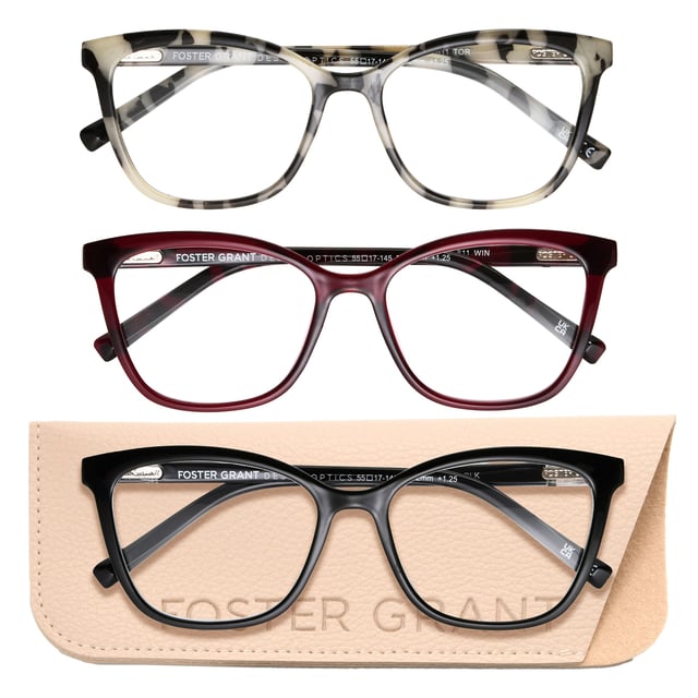 Foster Grant Design Optics 3-Pack Reading Glasses