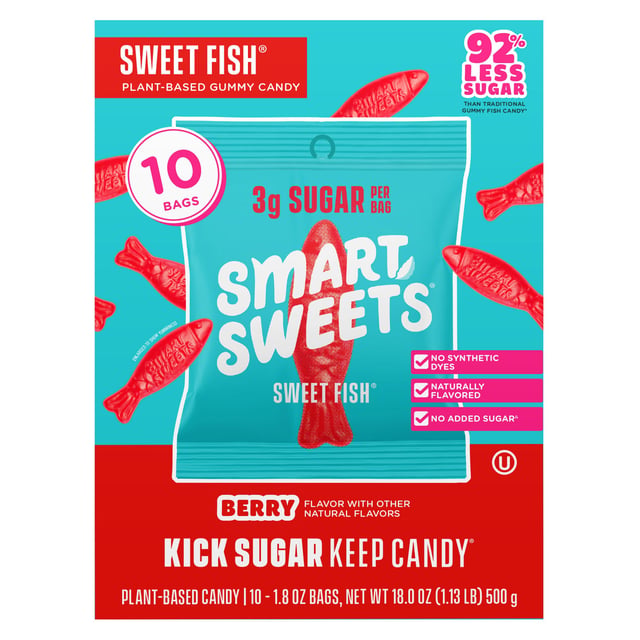 SmartSweets Sweet Fish, 10-Count